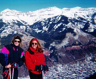 Me and Sondra at the top of the Rockies in Telluride